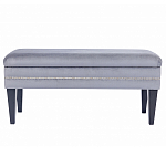 Мягкая банкетка с зоной для хранения Casket Grey варинант исполнения - 1 | Loft Concept в Брянске