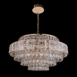 Люстра хрустальная в неоклассическом стиле на золотистом каркасе Majesty варинант исполнения - 8 | Loft Concept в Брянске