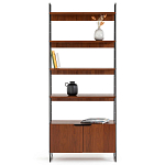 Стеллаж из орехового дерева Olson Rack варинант исполнения - 1 | Loft Concept в Брянске