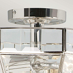 Потолочный светильник шестигранной формы с прозрачными стеклянным плафоном Elstead Lighting варинант исполнения - 6 | Loft Concept в Брянске