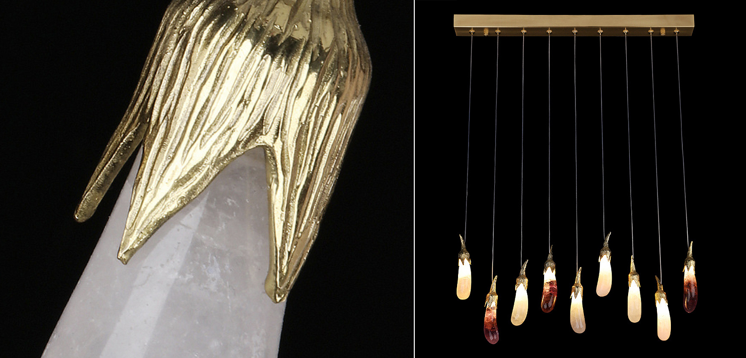 Люстра Eggplant Chandelier Line Люстра Eggplant Chandelier Line - Loft-Concept в Брянске