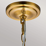 Подвесной светильник латунного цвета с прозрачным стеклянным плафоном Feiss варинант исполнения - 3 | Loft Concept в Брянске