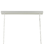 Люстра белая прямоугольная с абажурами в виде цветков тюльпана White Tulips варинант исполнения - 6 | Loft Concept в Брянске