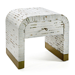 Тумбочка прикроватная Amo Bone Inlay Bedside Almond варинант исполнения - 4 | Loft Concept в Брянске