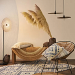 Чехол на подушку с узором в этно-стиле Blue Ikat варинант исполнения - 7 | Loft Concept в Брянске