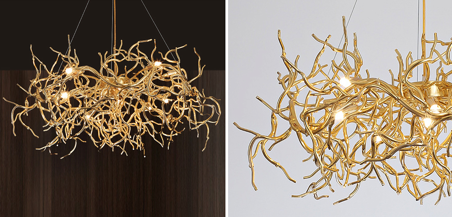 Люстра Felicite Gold Branches Chandelier Люстра Felicite Gold Branches Chandelier - Loft-Concept в Брянске