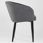 Мягкое кресло на металлических ножках Shaggy Dark Grey варинант исполнения - 2 | Loft Concept в Брянске