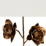 Бра с  каркасом в виде цветков розы и тканевым абажуром Flowers and Fox Roses варинант исполнения - 2 | Loft Concept в Брянске