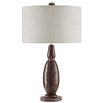 Настольная лампа из мрамора с тканевым абажуром Seductress варинант исполнения - 3 | Loft Concept в Брянске