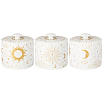 Чайный сервиз из фарфора с рисунком звезд и созвездий на 6 персон 14 предметов Porcelain Astronomy Collection варинант исполнения - 2 | Loft Concept в Брянске