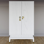 Платяной шкаф Elsa Dreams White с 2-мя фасадами варинант исполнения - 5 | Loft Concept в Брянске