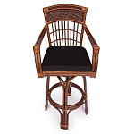 Барный стул из ротанга Eloise коричневый варинант исполнения - 2 | Loft Concept в Брянске