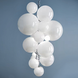 Люстра Grape Balls Белое стекло 