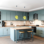 Подвесной светильник со стеклянном плафоном в форме бокала Kaleido варинант исполнения - 33 | Loft Concept в Брянске