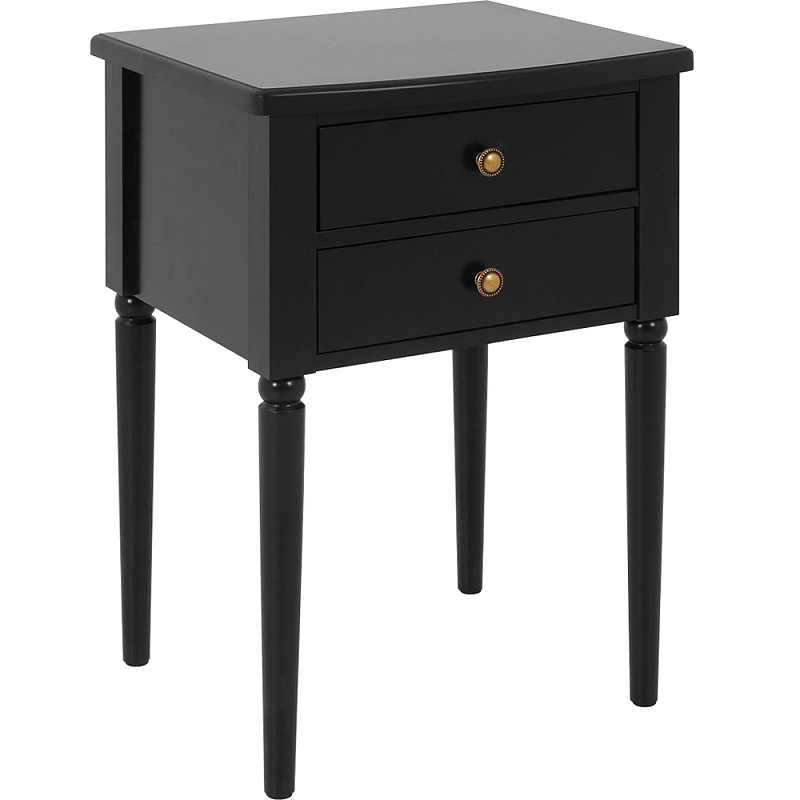 Прикроватная тумба Вlues Black Черный в Брянске | Loft Concept 