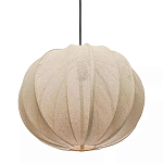 Подвесной светильник с бежевым тканевым абажуром Modern Textured Table Lamp варинант исполнения - 2 | Loft Concept в Брянске