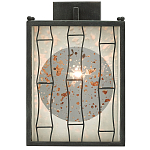 Бра с круглой зеркальной вставкой с эффектом ржавчины Stunning Radiance варинант исполнения - 2 | Loft Concept в Брянске