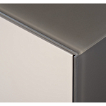 Комод со стеклянной столешницей и с выдвижными ящиками Minimalist Accent варинант исполнения - 3 | Loft Concept в Брянске