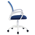 Офисное кресло с основанием из белого пластика Desk chairs Blue варинант исполнения - 3 | Loft Concept в Брянске