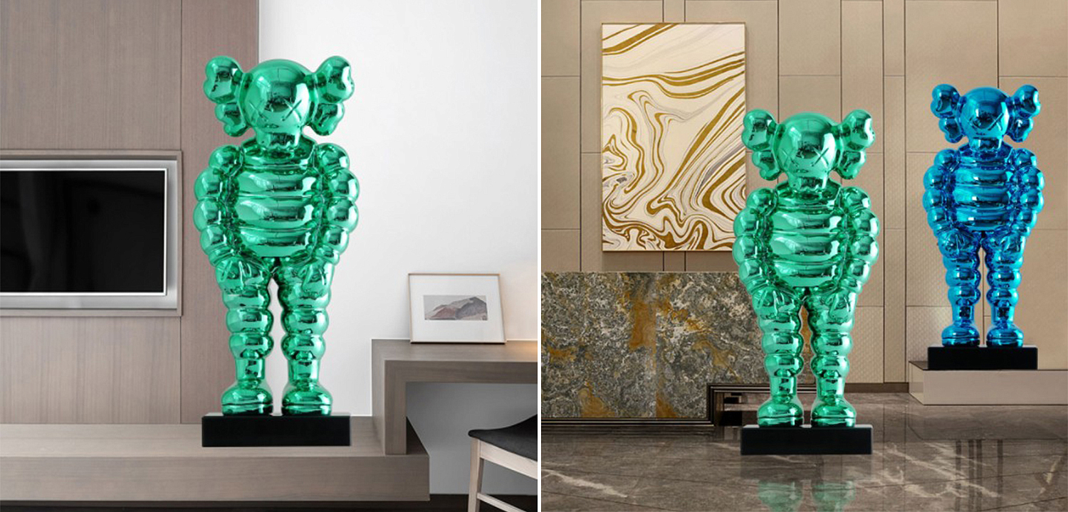 Статуэтка KAWS Bowed Down Green on stand Статуэтка KAWS Bowed Down Green on stand - Loft-Concept в Брянске