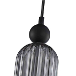 Подвесной светильник с рифленым стеклянным плафоном цилиндрической формы ARTICOLO варинант исполнения - 2 | Loft Concept в Брянске