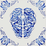 Плитка с узором Мозг варинант исполнения - 2 | Loft Concept в Брянске