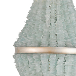 Люстра с каскадом из стеклянных декоративных элементов Shining Sea Glass варинант исполнения - 1 | Loft Concept в Брянске