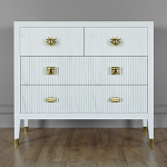 Бельевой Комод с 4 ящиками Elsa Dreams White варинант исполнения - 5 | Loft Concept в Брянске