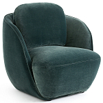 Полукруглое мягкое кресло Halle Green Armchair варинант исполнения - 2 | Loft Concept в Брянске