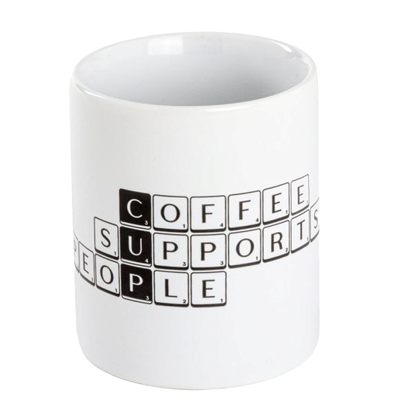 Кружка Seletti Tiles and Tales Cup Белый Черный Кружка Seletti Tiles and Tales Cup Белый Черный в Брянске | Loft Concept