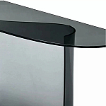 Консоль дымчатого цвета с изогнутым основанием Arabesque варинант исполнения - 1 | Loft Concept в Брянске