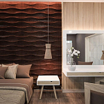 Гипсовая 3D панель с принтографией PM-03 варинант исполнения - 2 | Loft Concept в Брянске