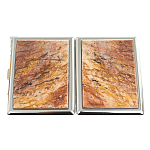 Портсигар на 10 сигарет с газовой зажигалкой из натурального камня Авантюрин Stone Cigarettes Cases варинант исполнения - 4 | Loft Concept в Брянске