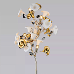 Торшер в виде белых и золотых цветов каллы Refined Taste of Light варинант исполнения - 2 | Loft Concept в Брянске