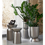 Приставной стол из алюминиевого сплава Meskill Side Table варинант исполнения - 9 | Loft Concept в Брянске