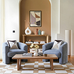 Стол журнальный из массива и шпона дуба Oak Essence Carden варинант исполнения - 6 | Loft Concept в Брянске