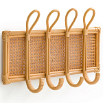 Настенная вешалка из ротанга Wila Wall Hanger M варинант исполнения - 1 | Loft Concept в Брянске