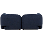 Дизайнерский двухместный диван с мягкими спинкой и подлокотниками синий Madelaine Sofa Blue варинант исполнения - 2 | Loft Concept в Брянске