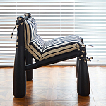 Кресло черно-белое со съемными подушками Celebrity варинант исполнения - 6 | Loft Concept в Брянске