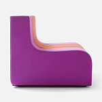 Дизайнерское кресло зеленое Poltronova Sofo Verosa Green Pink Armchair варинант исполнения - 7 | Loft Concept в Брянске