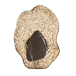 Бра с волнообразным стеклянным плафоном и вставкой из мрамора Liquid Stone варинант исполнения - 6 | Loft Concept в Брянске