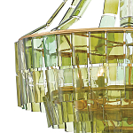 Люстра круглая каскадная Explosion of Green Shades зеленое стекло варинант исполнения - 1 | Loft Concept в Брянске