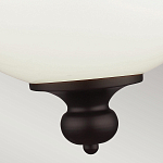 Подвесной светильник с белым стеклянным плафоном в форме шара на цепи Feiss варинант исполнения - 5 | Loft Concept в Брянске