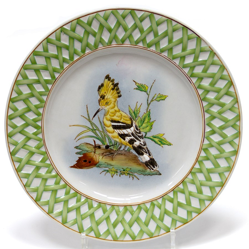 Тарелка настенная Crested Bird Мульти Бронза Тарелка настенная Crested Bird Мульти Бронза в Брянске | Loft Concept