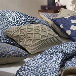 Постельное белье темно-синего цвета с рисунком Blossom Essence Sophie варинант исполнения - 6 | Loft Concept в Брянске