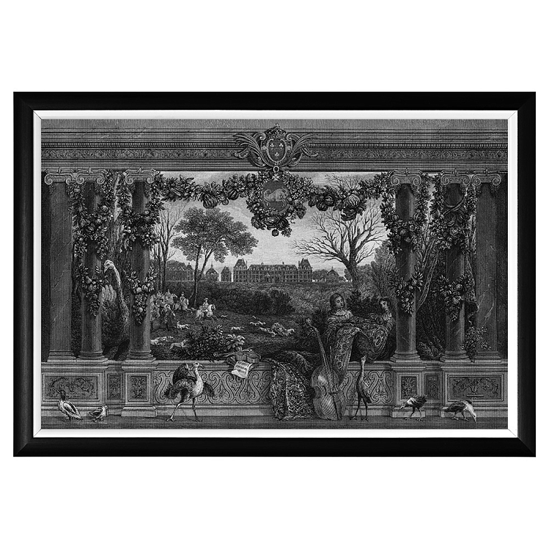Постер Monceau Palace Poster Черный Белый Постер Monceau Palace Poster Черный Белый в Брянске | Loft Concept