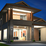 Настенный фонарь уличный прямоугольный черного цвета со стеклом с пузырьками Eurofase варинант исполнения - 6 | Loft Concept в Брянске