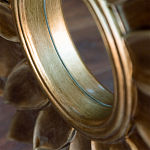 Зеркало-солнце с золотыми с лучами Rays of Peace варинант исполнения - 2 | Loft Concept в Брянске