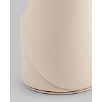 Пуф Loreen со спинкой вращающийся велюр молочный варинант исполнения - 3 | Loft Concept в Брянске