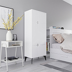 Комод белый с 4-мя дверцами на металлических ножках SPARK MULTIPURPOSE CABINET WHITE варинант исполнения - 2 | Loft Concept в Брянске